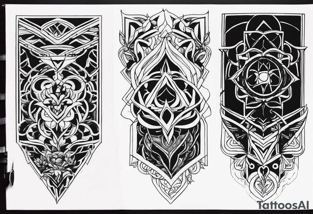let the impulse to love and the instinct to kill entangle to one tattoo idea
