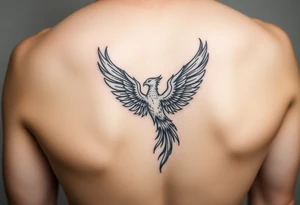 Phoenix that is small tattoo idea