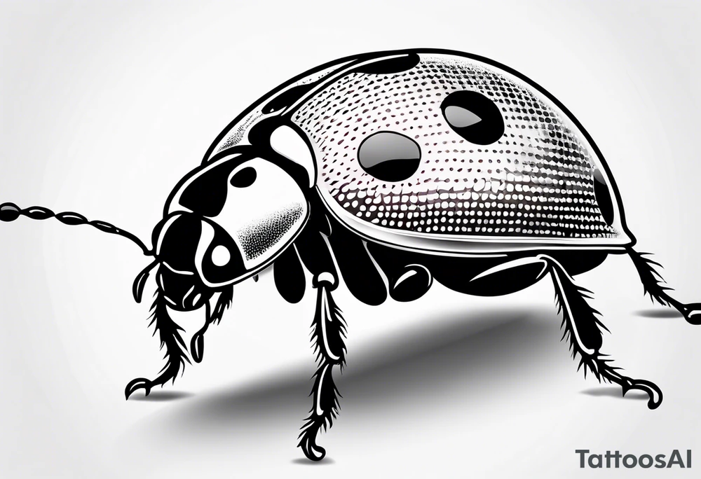 love
lady bug tattoo idea