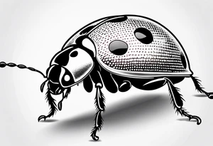 love
lady bug tattoo idea