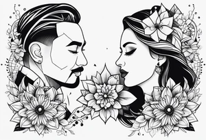 Tattoo about my mom and dad and sister tattoo idea