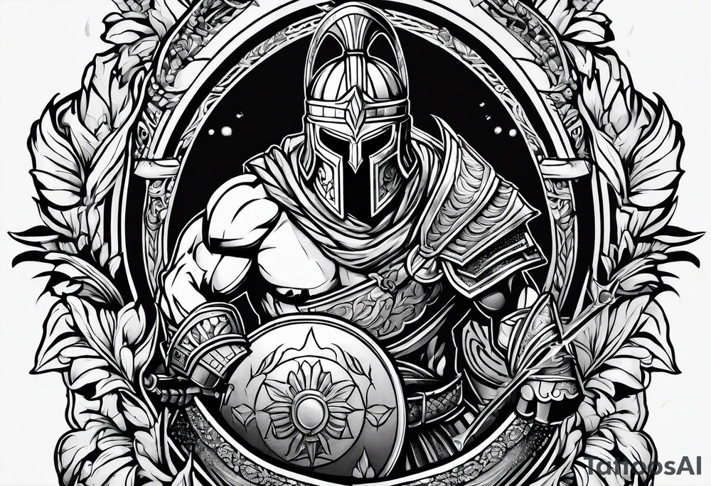 Spartan Warrior tattoo idea