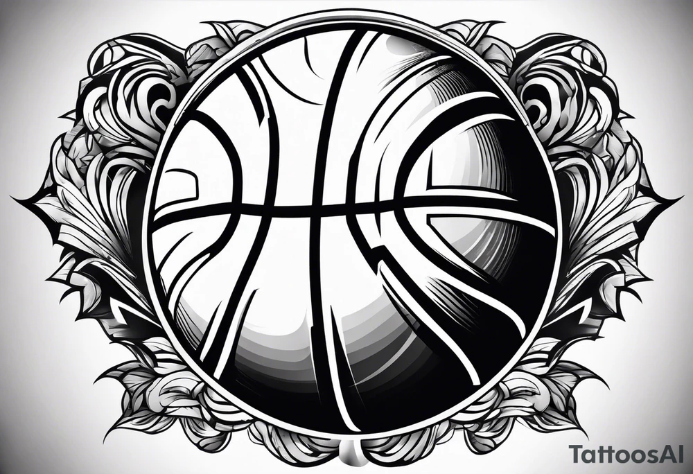 Basketball tattoo idea