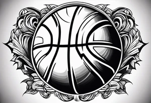 Basketball tattoo idea