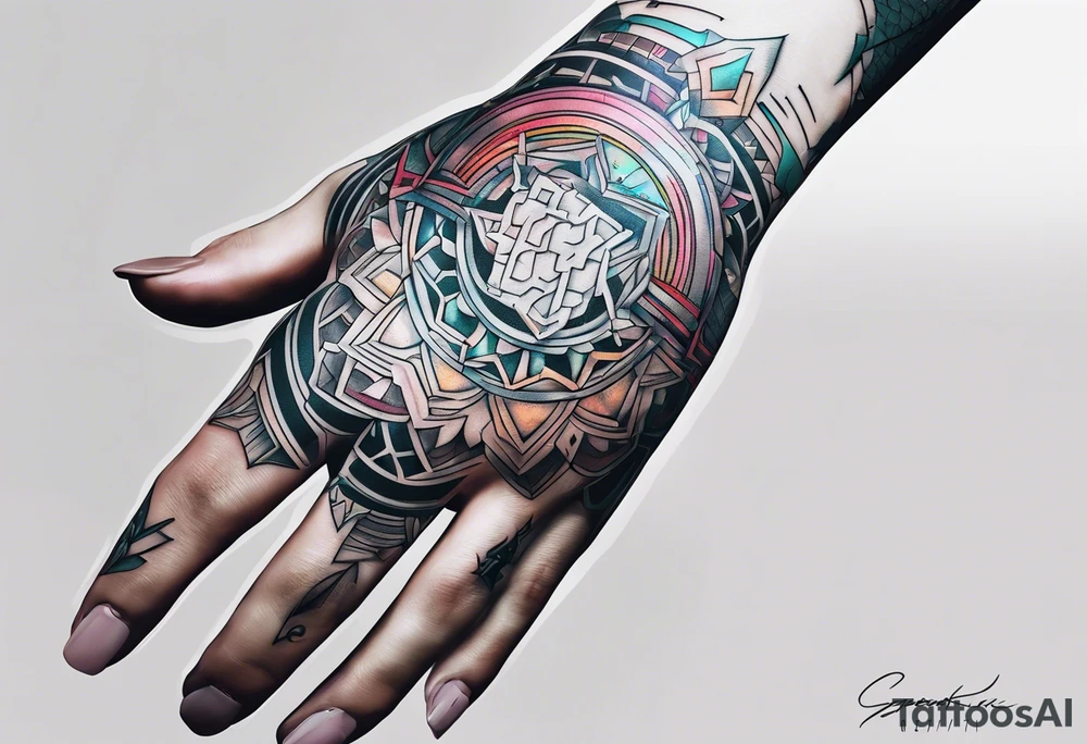 cyberpunk 2077, hand tattoo, tattoo idea