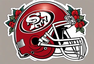 San Francisco 49er related American traditional tattoo idea