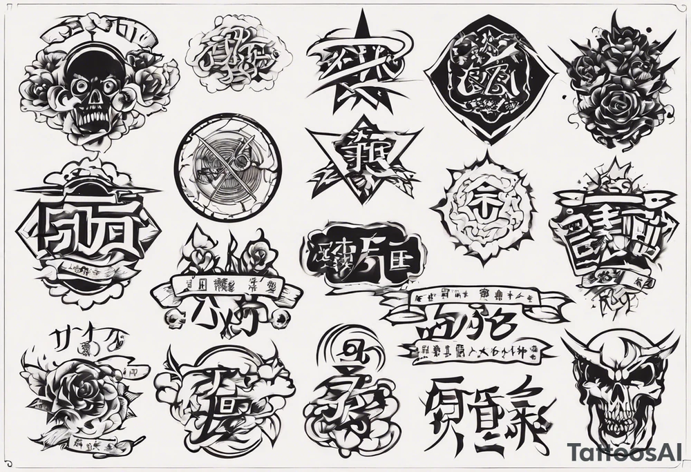 "地獄で待ってるよ" just simple text tattoo idea