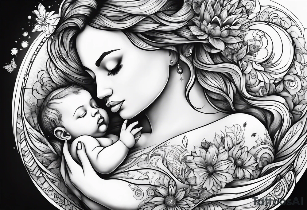 Breastfeeding tattoo idea