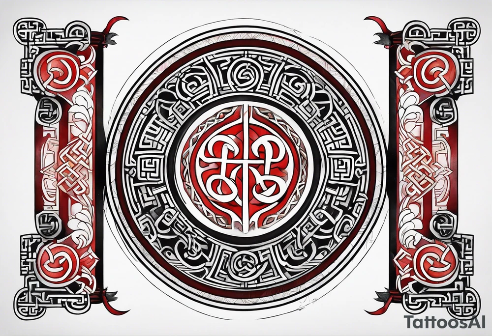 Viking runes tattoo idea
