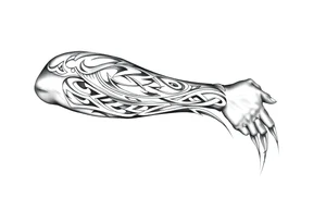 Tribal design tattoo idea