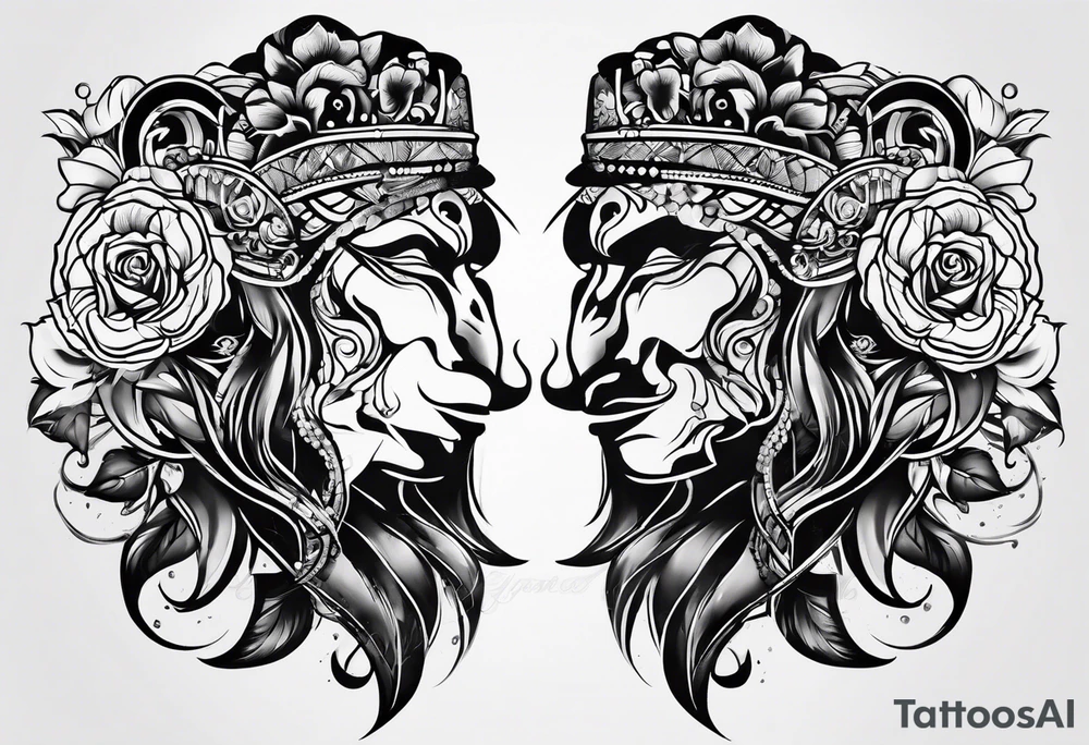 L and R tattoo idea