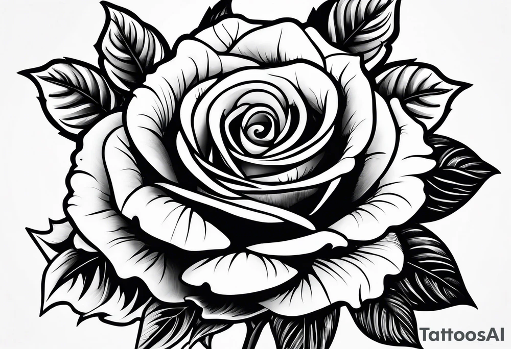 detroit city  , roses tattoo idea