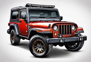 Jeep comander tattoo idea