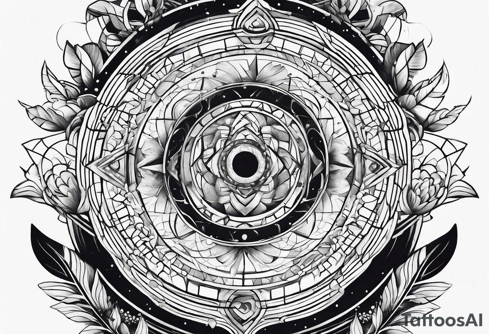 small wormhole tattoo tattoo idea