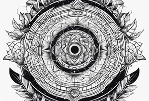 small wormhole tattoo tattoo idea