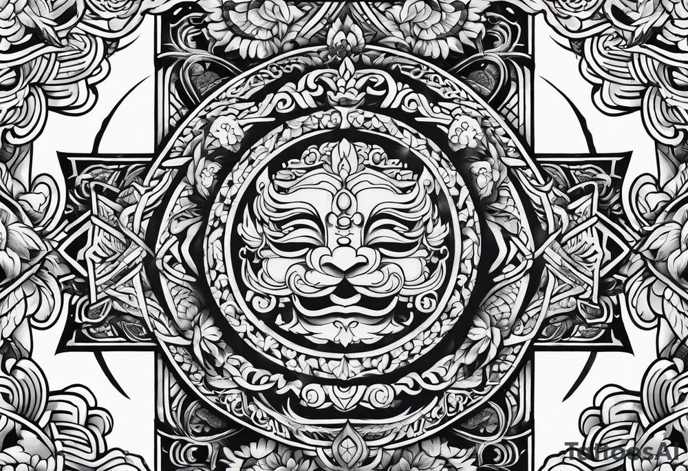 Traditional Vietnamese tattoo idea