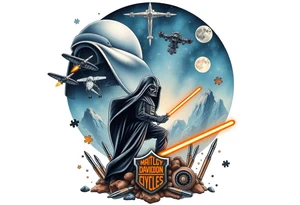 memorial, futuristic, star wars, space, skateboarding, camping, puzzle pieces, video games, heaven, god, outdoors, bullets, Harley Davidson, 
Seth J. Carter AKA "Darth Carter"
12/29/88-01/06/2025 tattoo idea