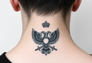 St. George 
Russian imperial crown above the eagle
Crossed swords or a Russian sabre
The Kremlin or St. Basil's Cathedral scene tattoo idea