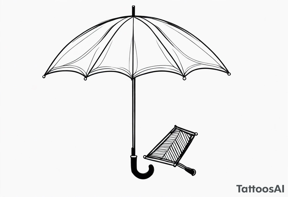 Umbrella tattoo idea