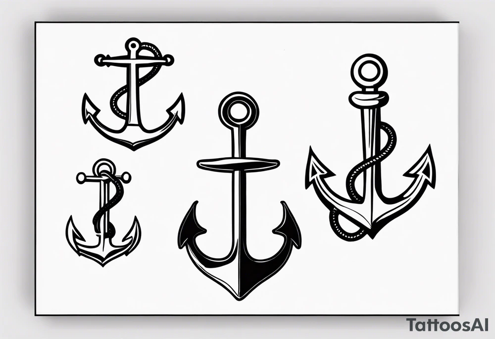 cool hooks/anchors tattoo idea