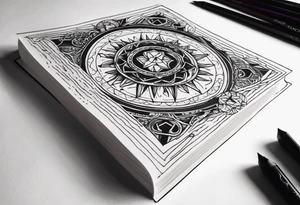 spell book tattoo idea
