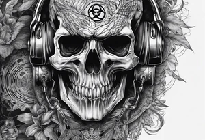 Biohazard radiology Skelton make it look masculine and scary tattoo idea