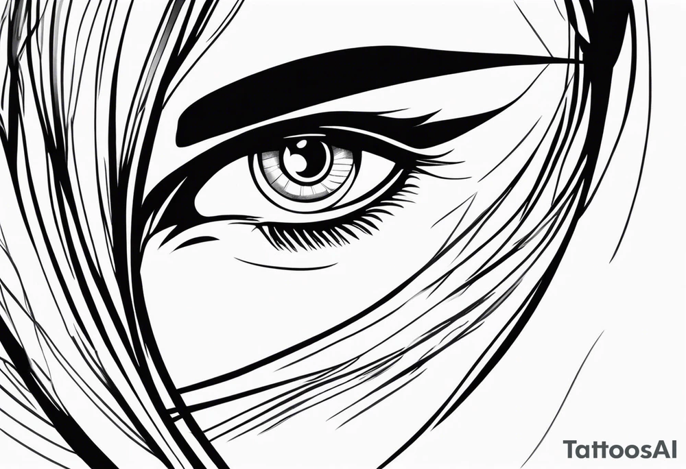 Byakugan eyes tattoo idea