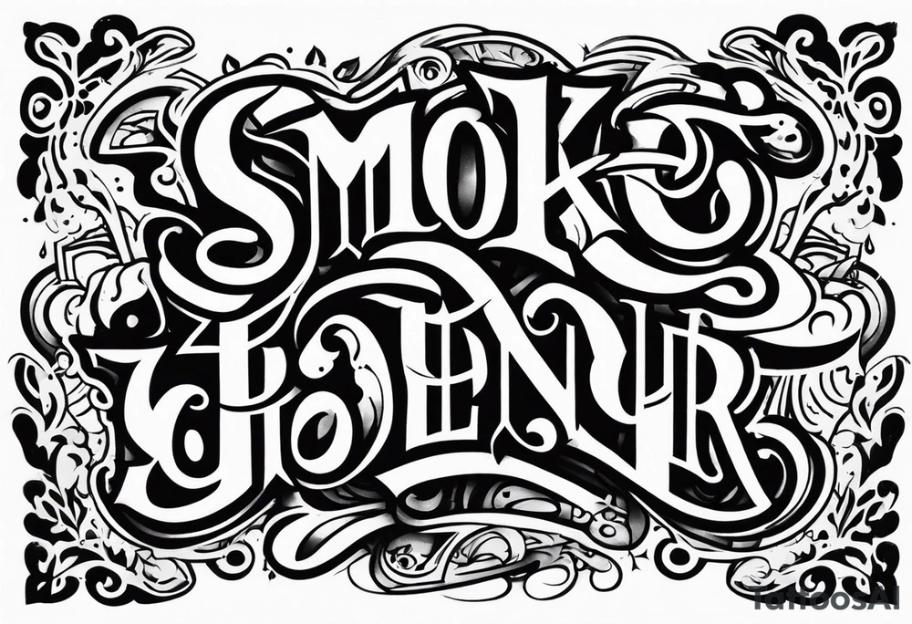 smoke 
filler tattoo idea