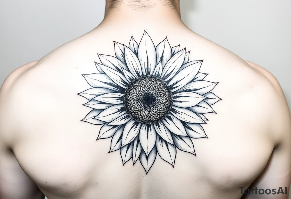 Sunflower tattoo idea