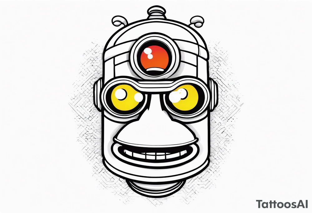 Futurama Bender Head tattoo idea