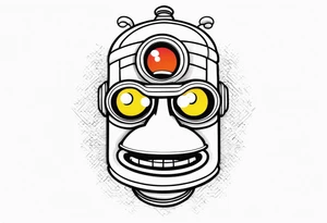 Futurama Bender Head tattoo idea