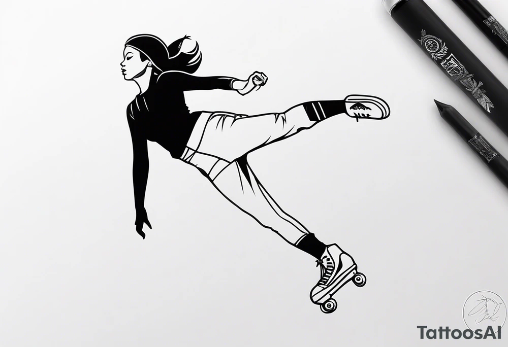 figureskater tattoo idea