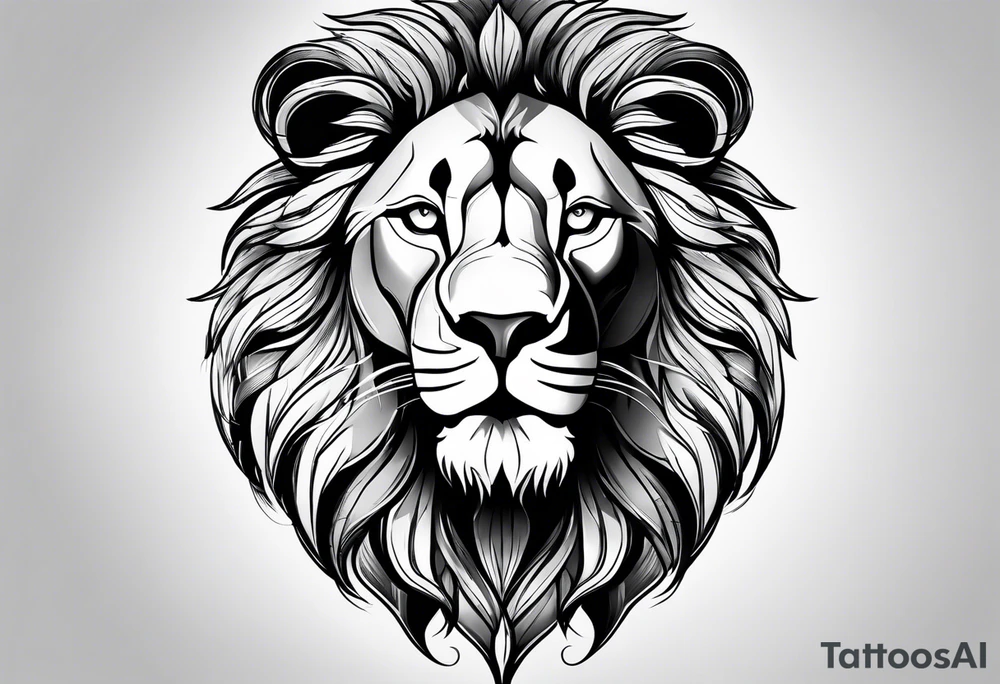 Lion tattoo idea