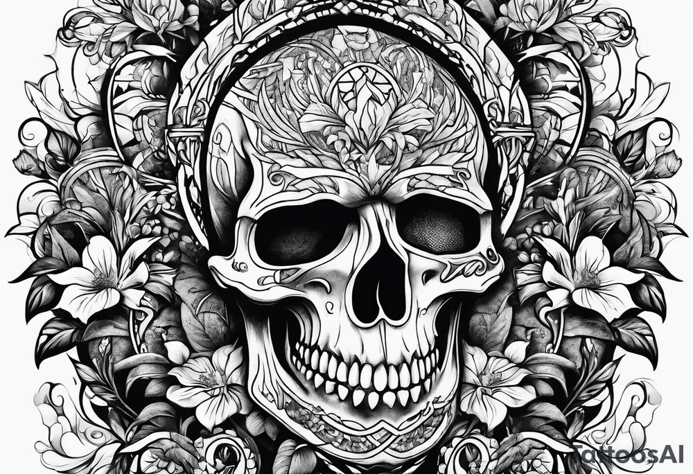 Death, depression tattoo idea