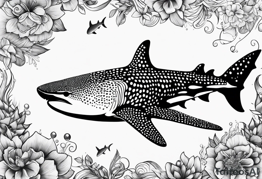 whale shark tattoo idea