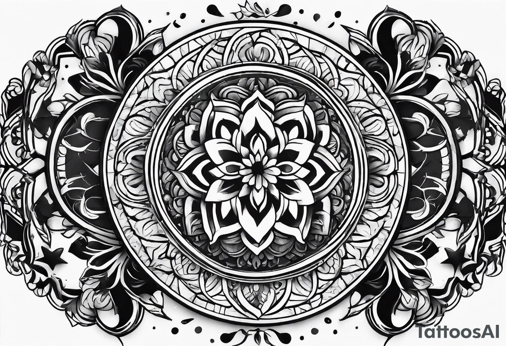small round tattoo with open in the middle tattoo idea small round tattoo with open in the middle tattoo idea