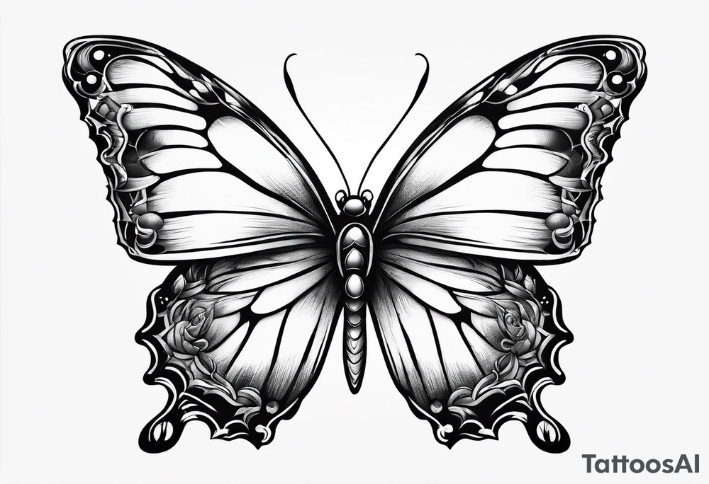 Butterflies tattoo idea