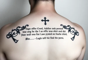 Lutheran, American, German, Apostles Creed tattoo idea