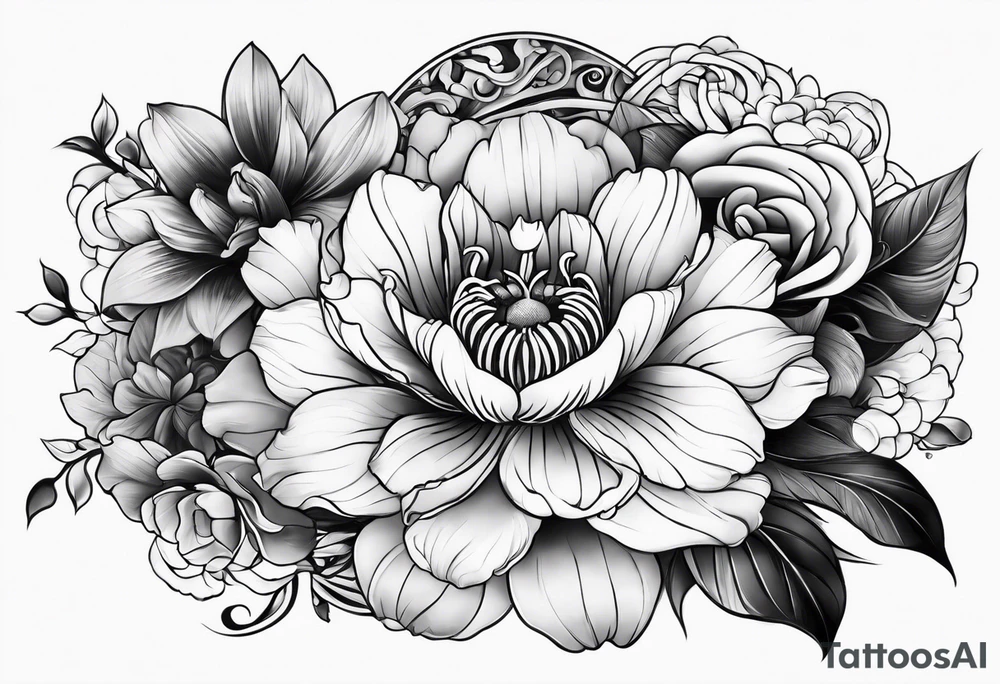 irezumi arm sleeve tattoo idea