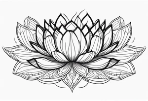 ggloating lotus flowers tattoo idea
