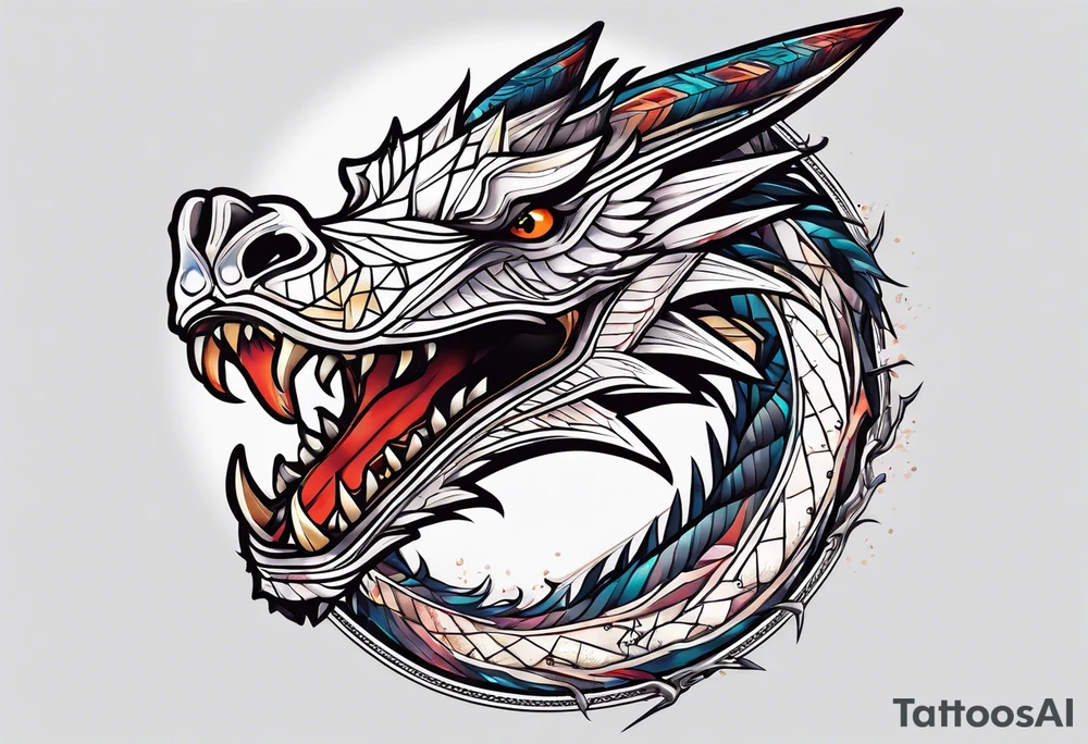 Wyvern tattoo idea