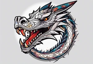 Wyvern tattoo idea