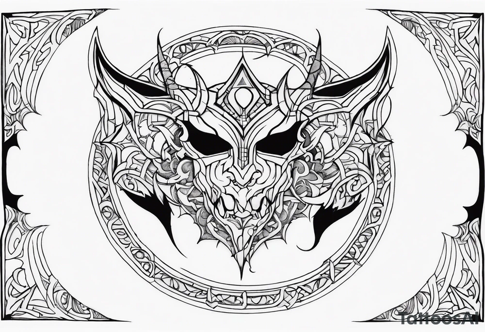 Silure glane demoniaque tattoo idea