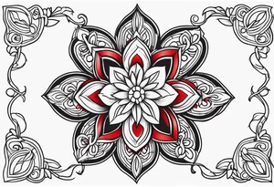 Dlowers tattoo idea