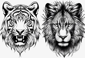 What animal symbolizes pain tattoo idea