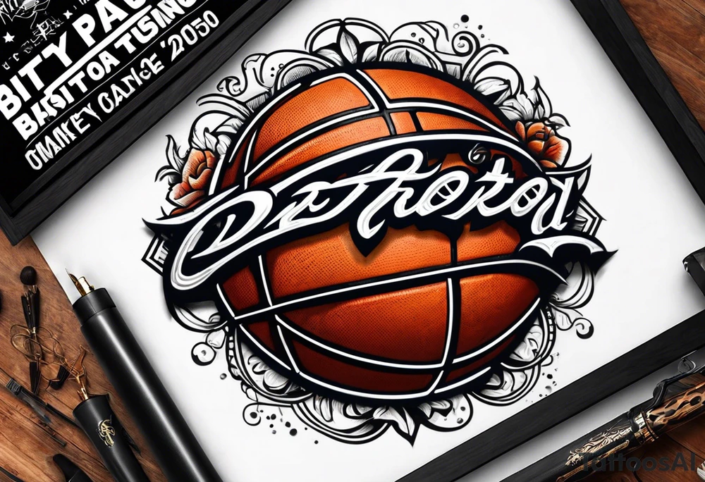 basketball ♍️ birth year 2005 birth place detroit tattoo idea