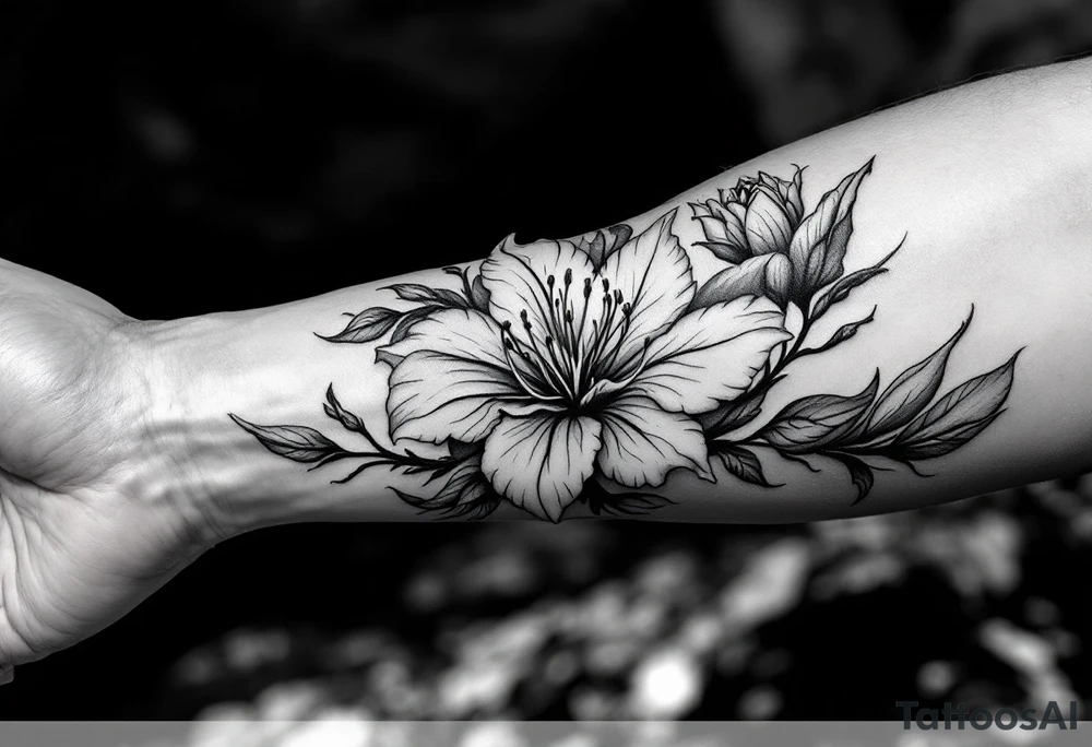 Azalea tattoo idea