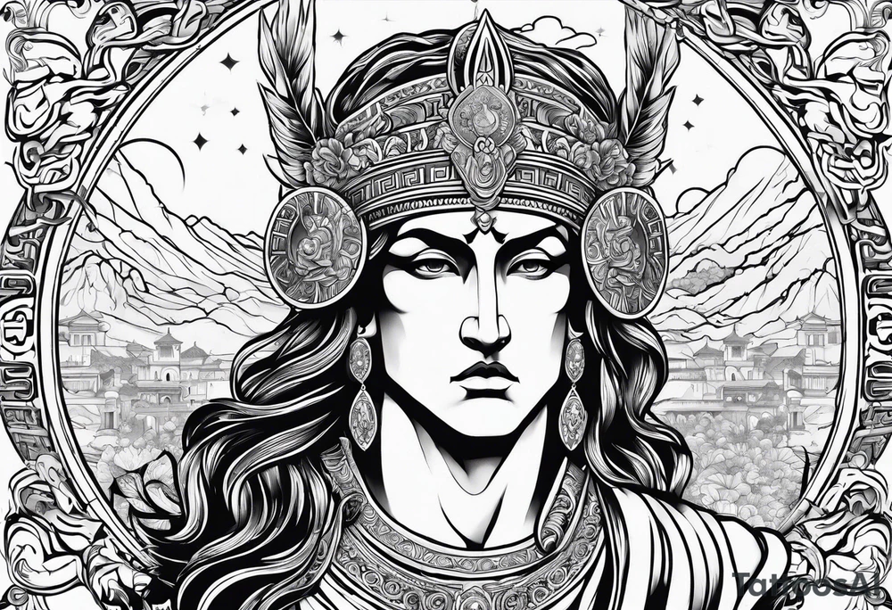 greek god tattoo idea