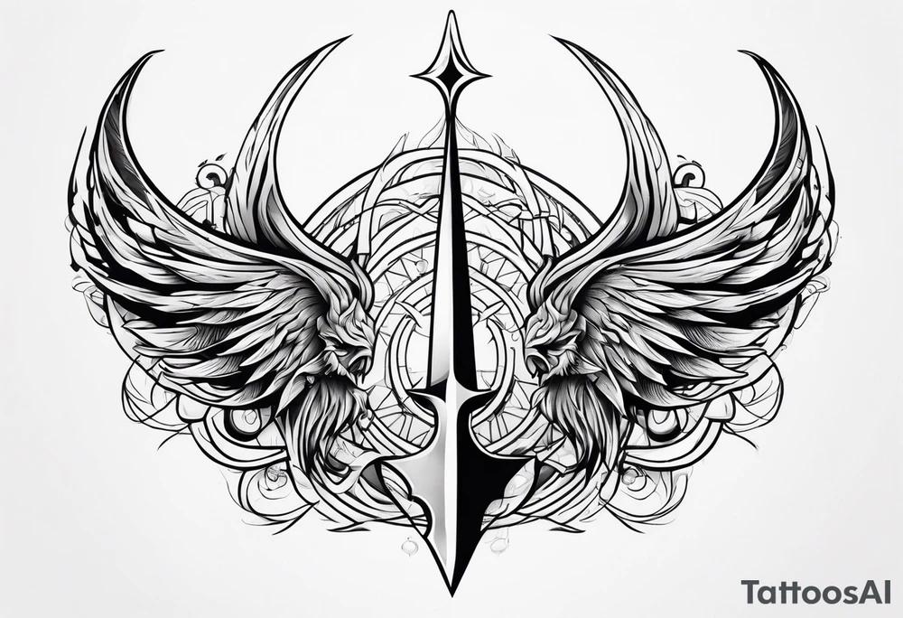trident tattoo idea