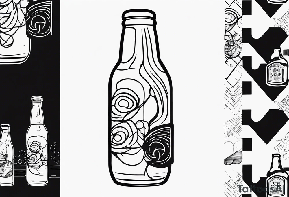 BEER BOOTLE tattoo idea